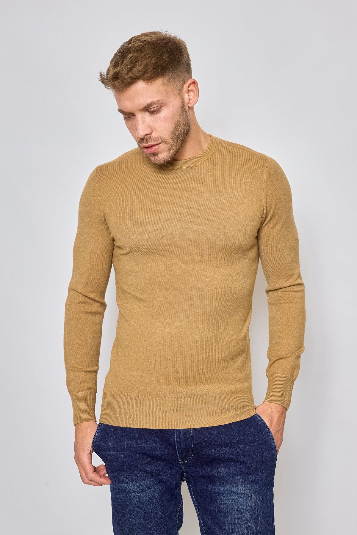 Pull Camel Homme – Col Rond