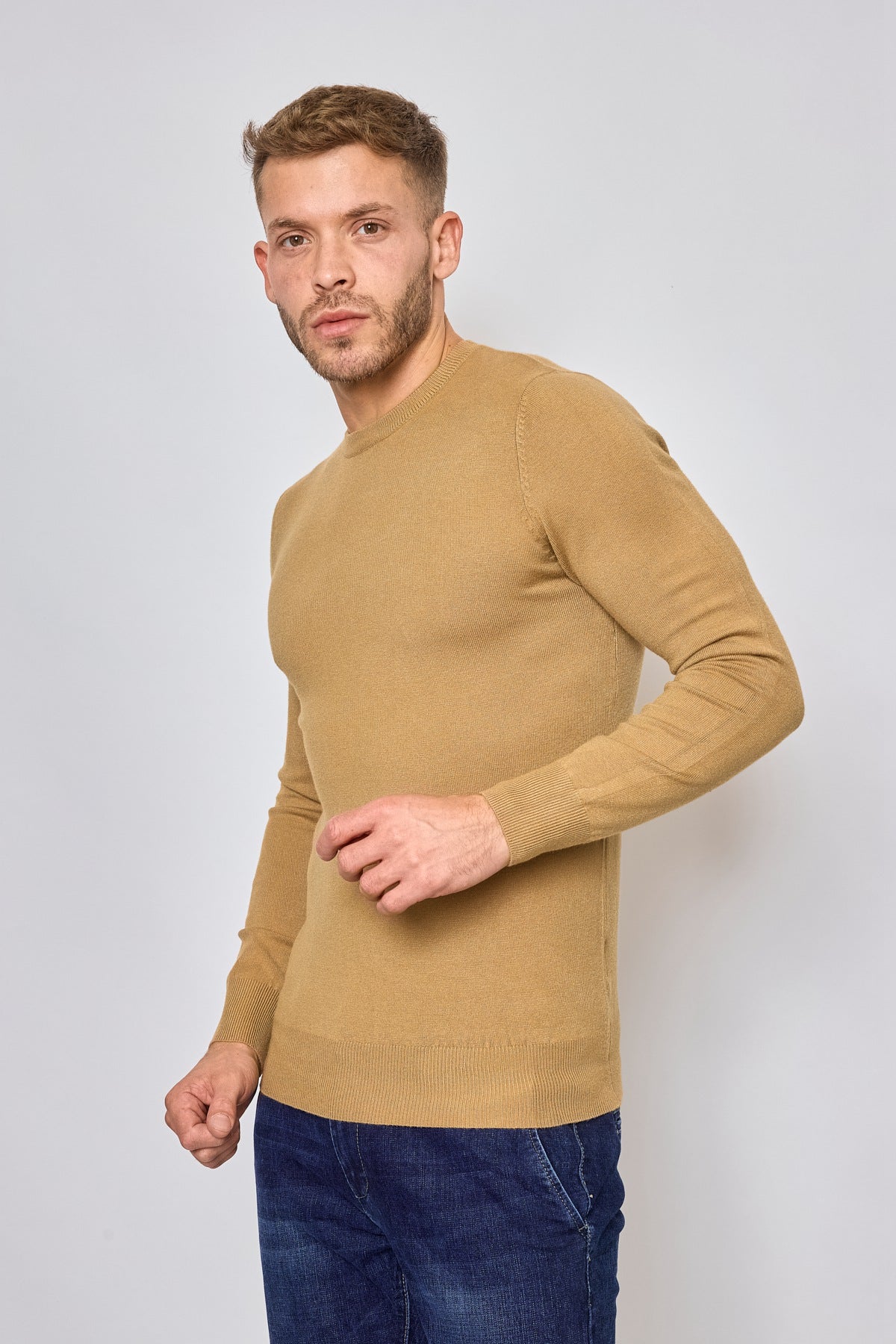 Pull Camel Homme – Col Rond
