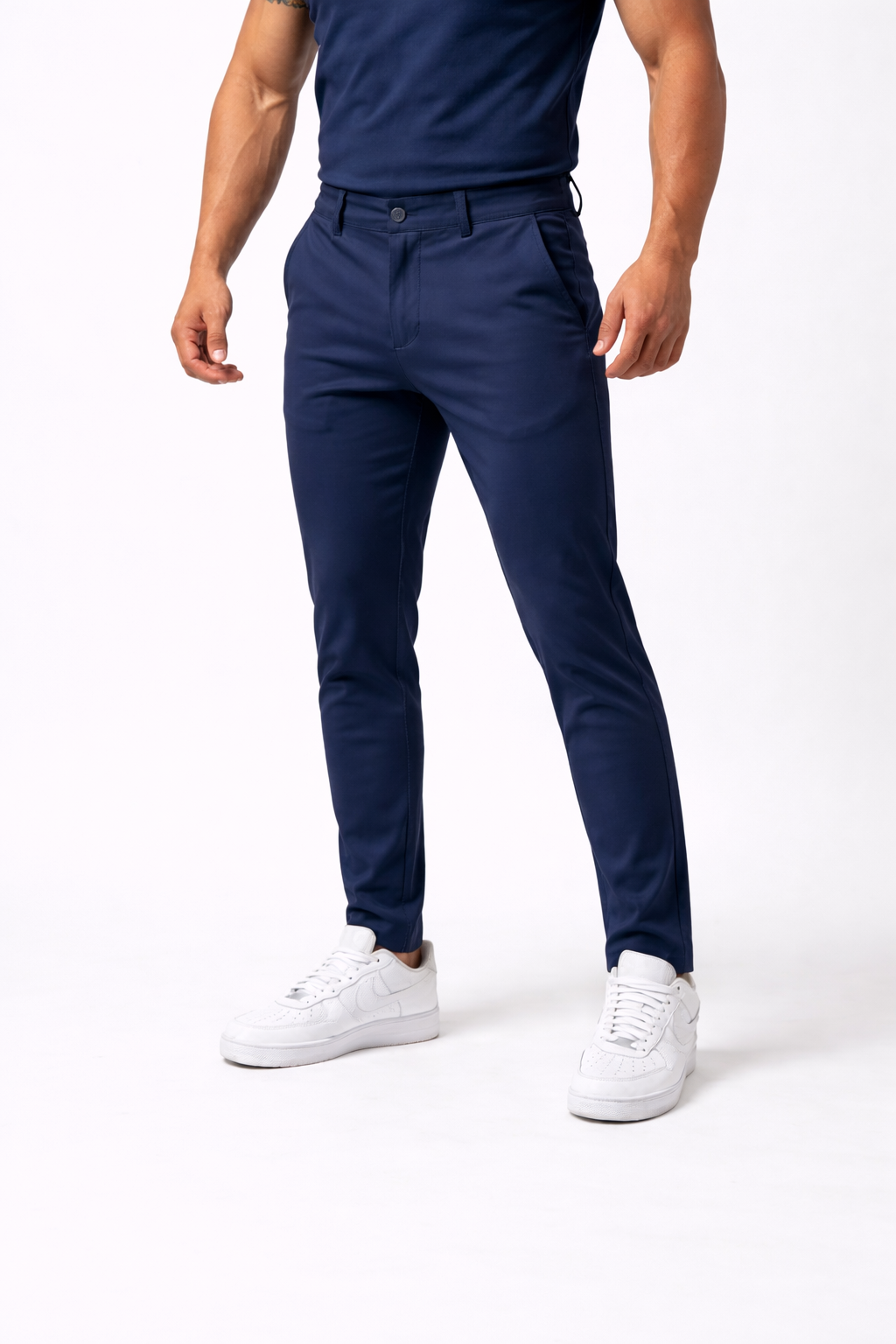 Pantalon homme slim Marine