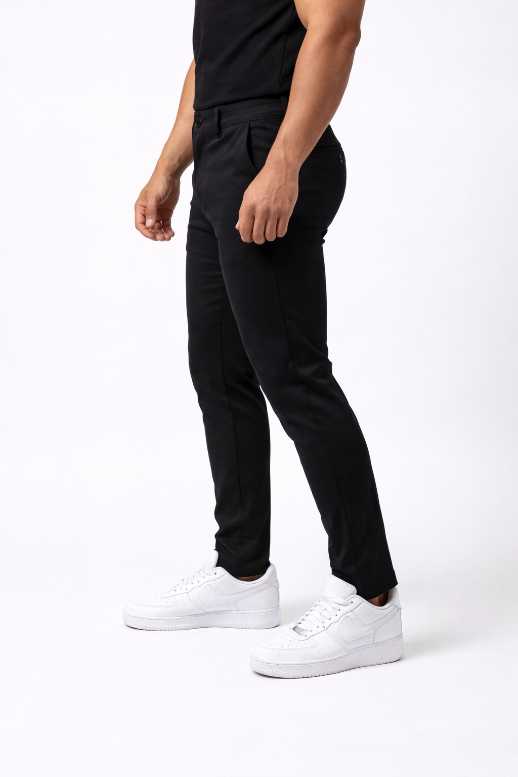 Pantalon homme slim Noir