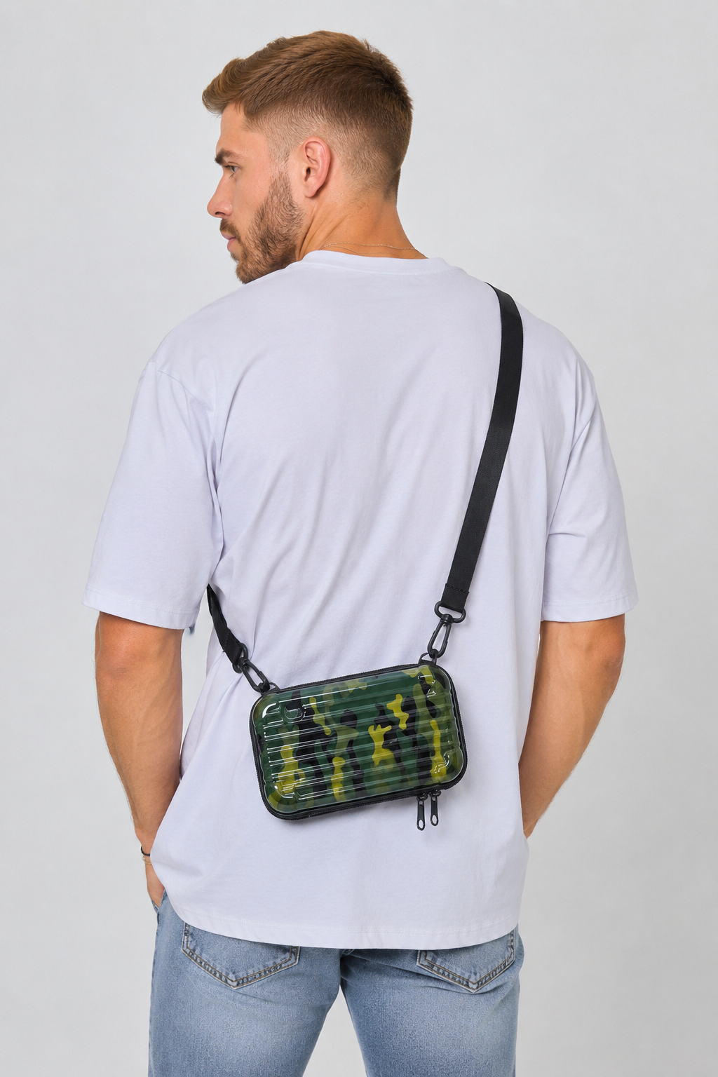 Sac bandoulière homme camouflage