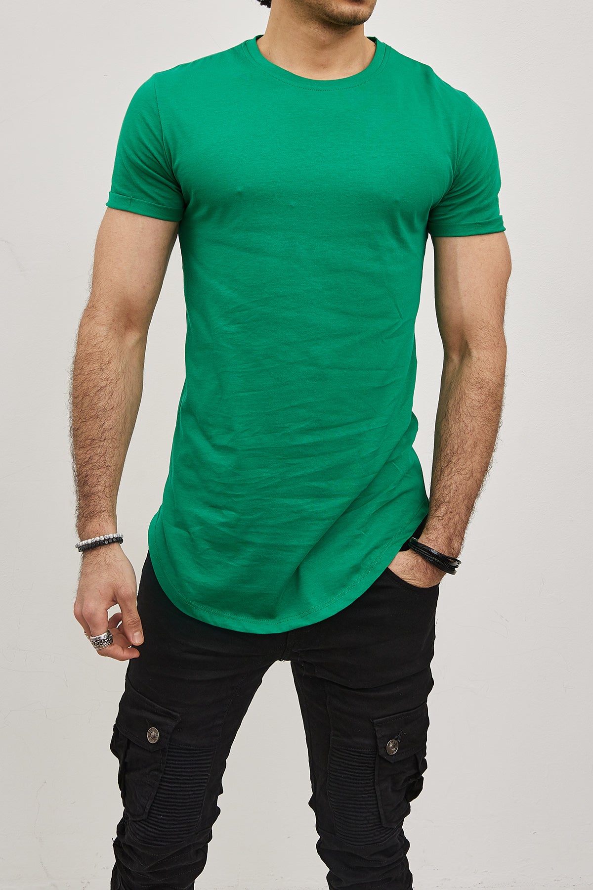 T-shirt Uni  Homme – Slim Fit Moderne