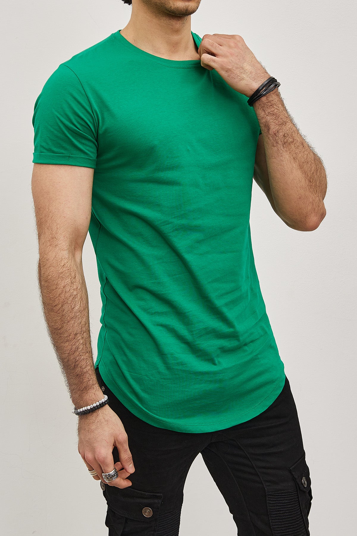 T-shirt Uni  Homme – Slim Fit Moderne