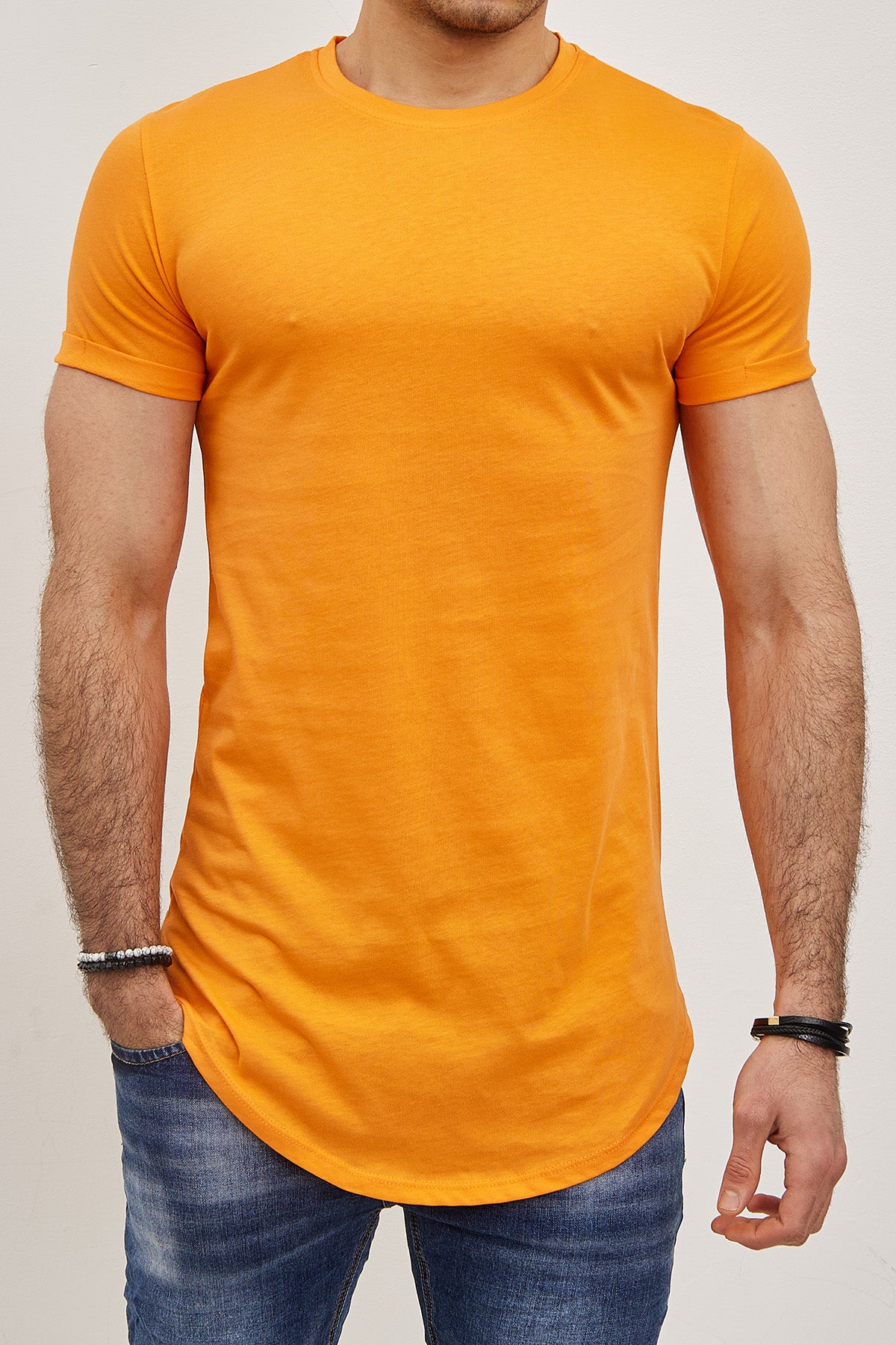 T-shirt Uni  Homme – Slim Fit Moderne