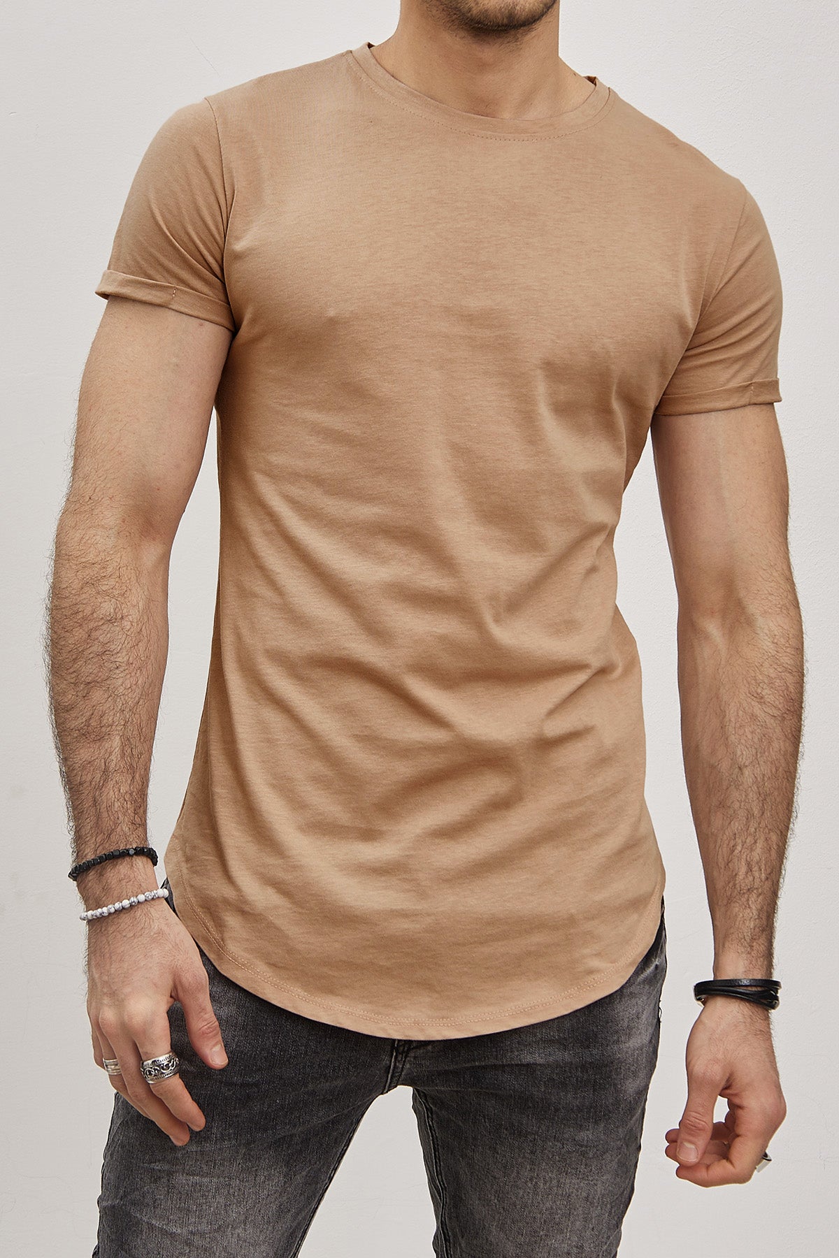 T-shirt Uni  Homme – Slim Fit Moderne