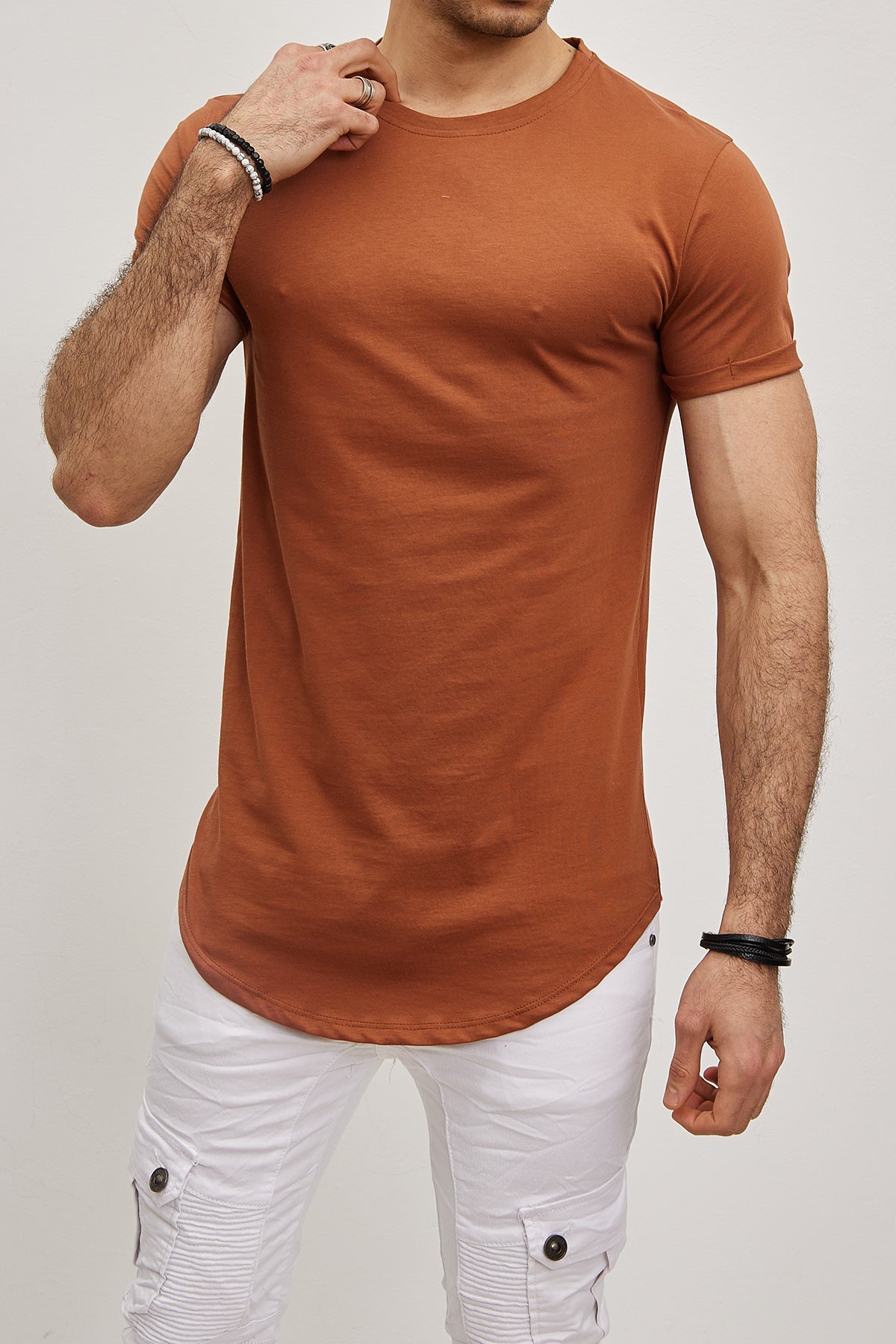 T-shirt Uni  Homme – Slim Fit Moderne