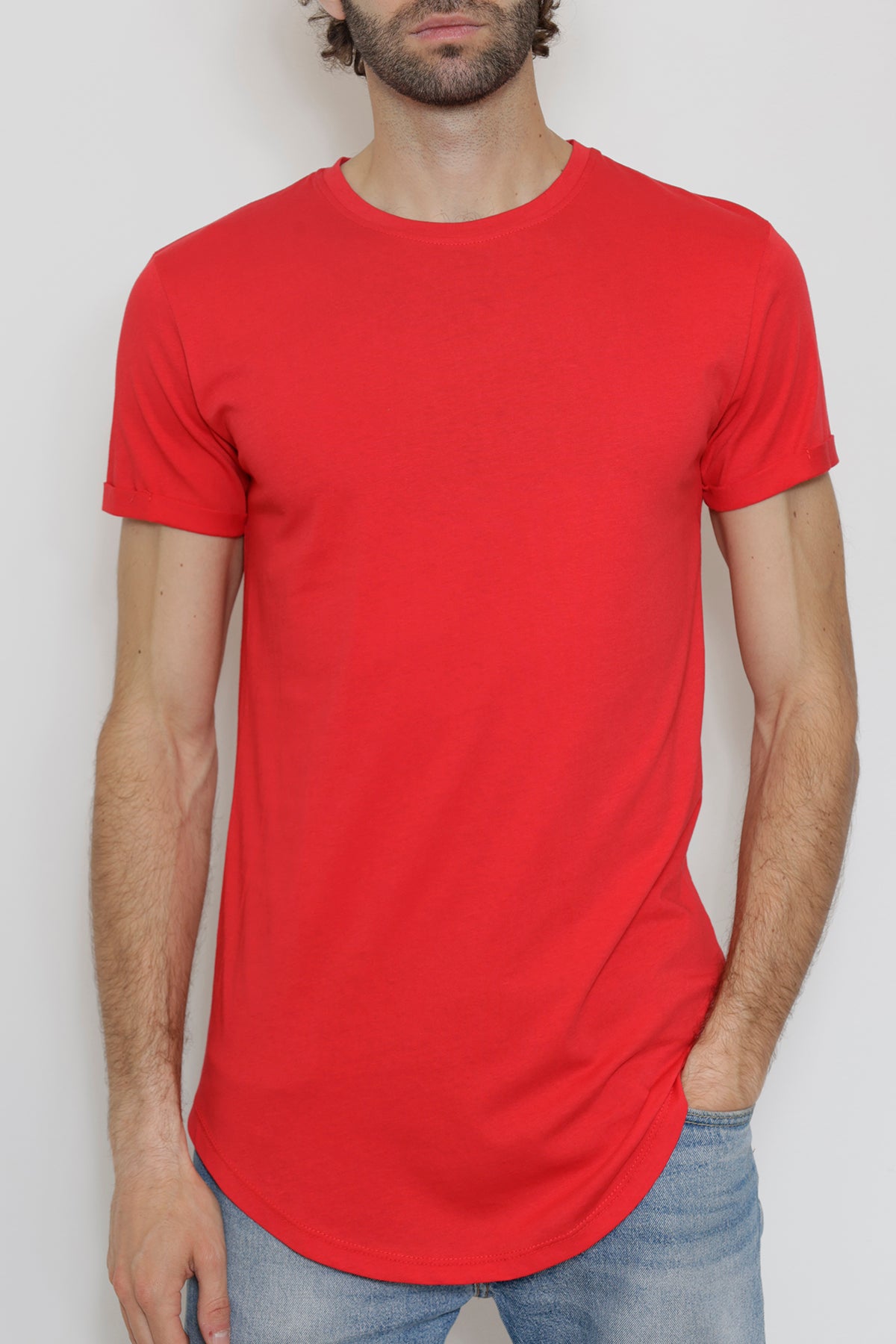 T-shirt Uni  Homme – Slim Fit Moderne