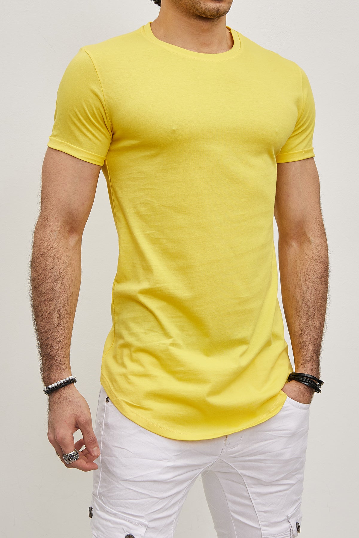T-shirt Uni  Homme – Slim Fit Moderne