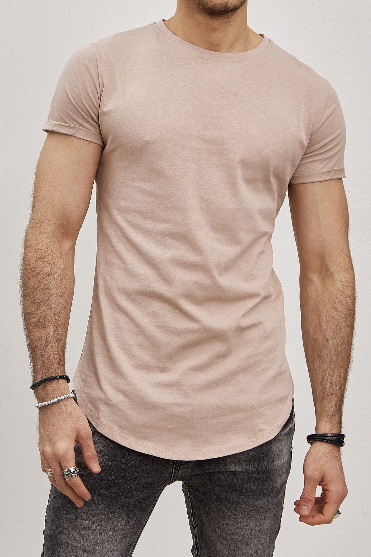 T-shirt Uni  Homme – Slim Fit Moderne
