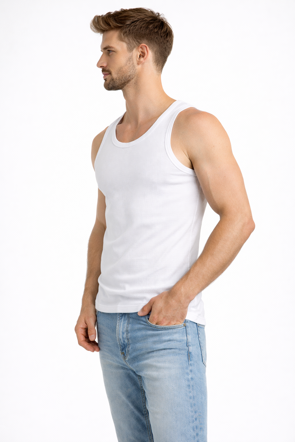 Débardeur Homme Blanc