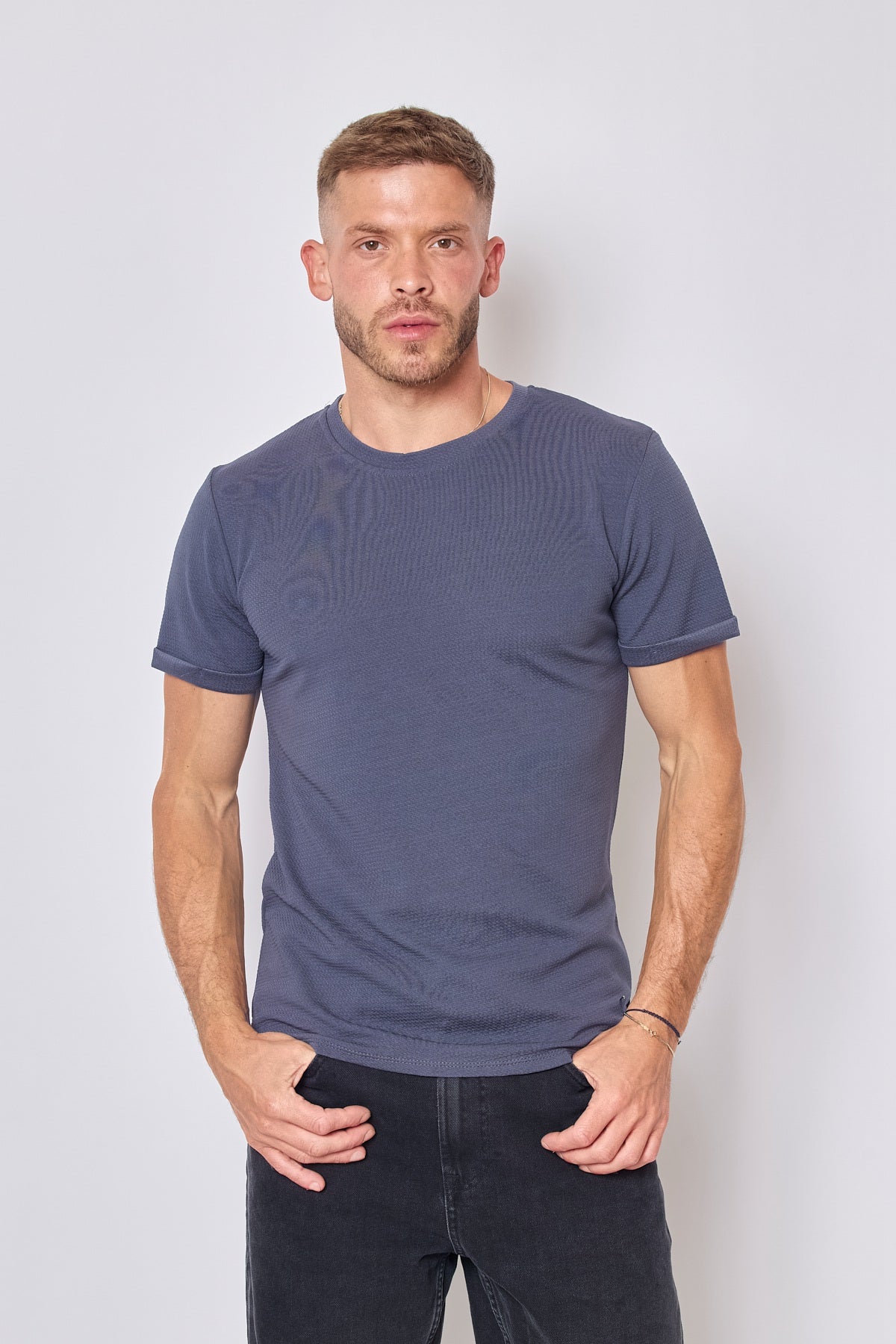 T-shirt Homme GRIS Cintré