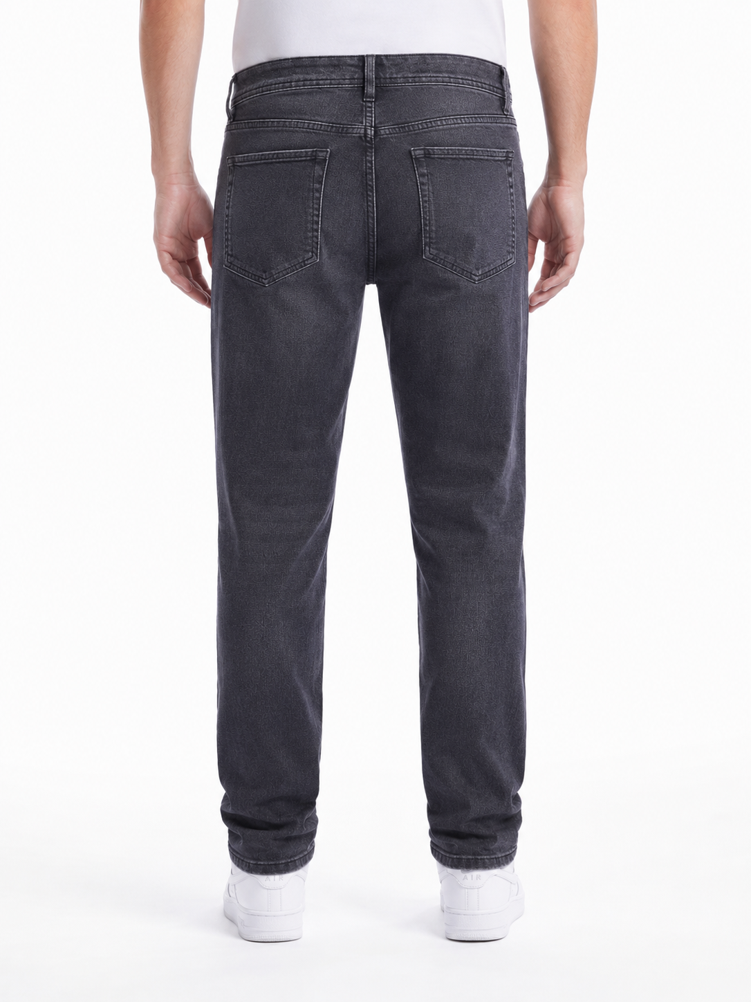 Jean homme gris foncé coupe droite