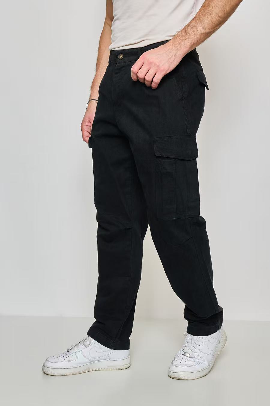 Pantalon Cargo Homme Noir