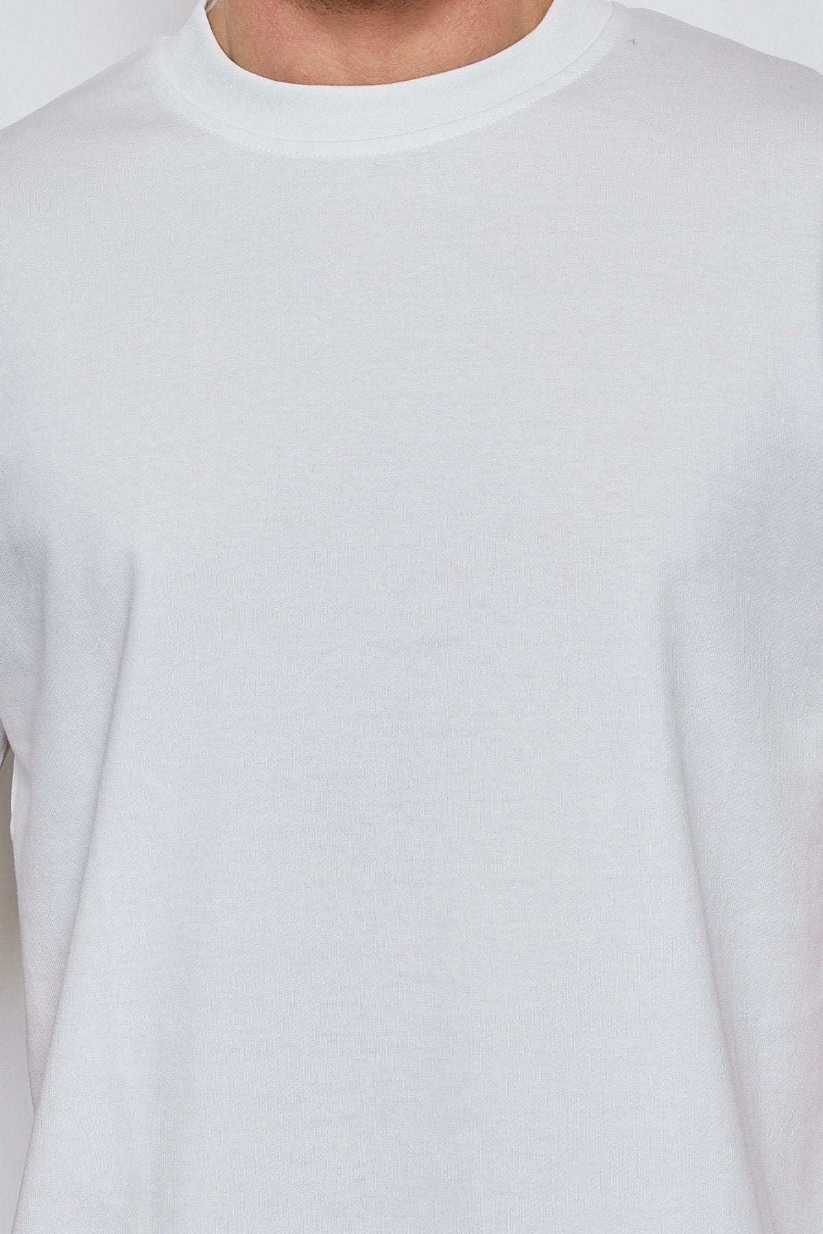 T-shirt style oversized blanc homme