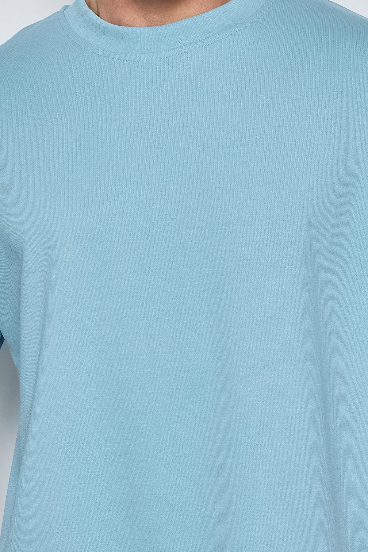 T-shirt style oversized bleu homme