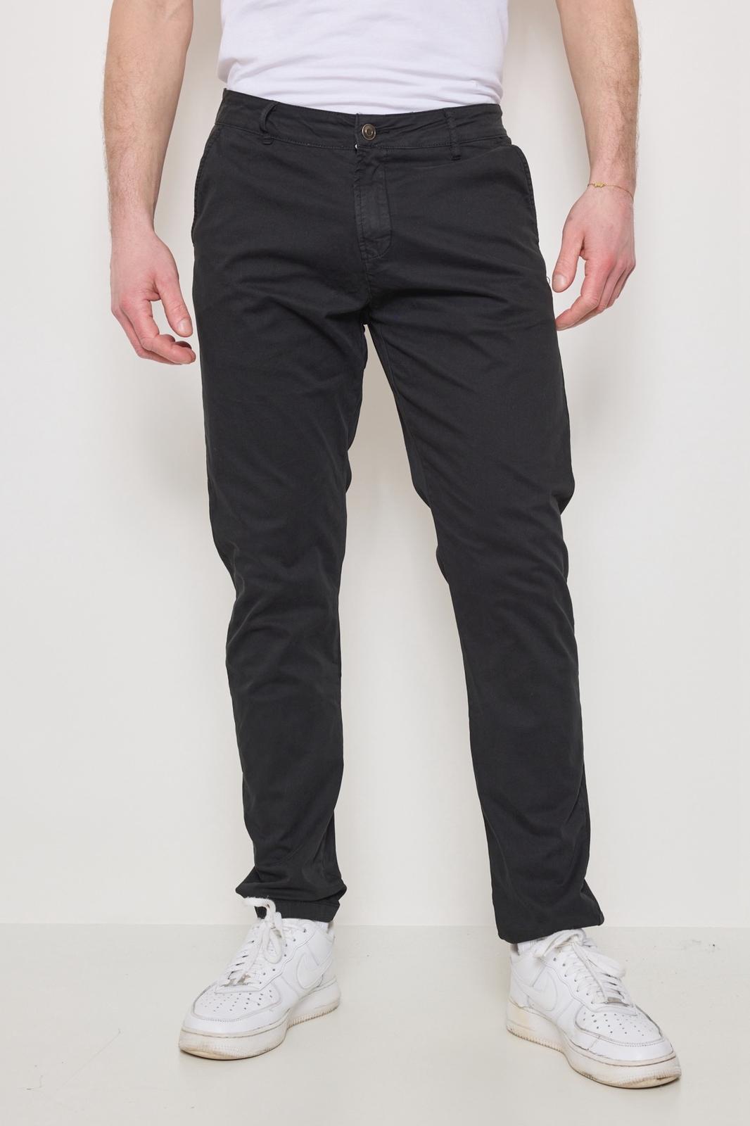 Pantalon chino noir habillé pour homme