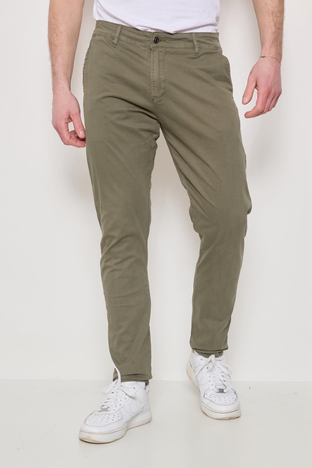Pantalon chino militaire habillé pour homme