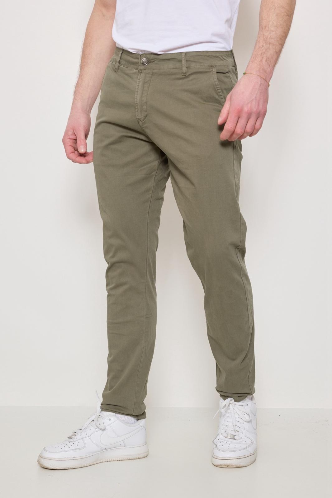 Pantalon chino militaire habillé pour homme