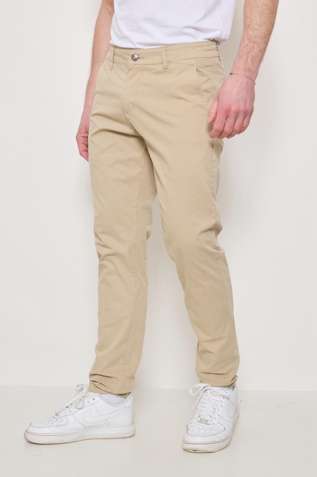Pantalon chino beige habillé pour homme
