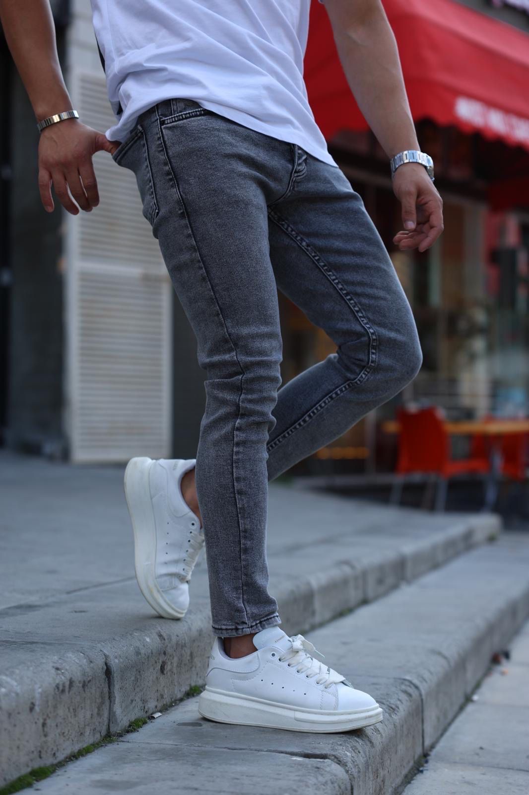 JEANS GRIS