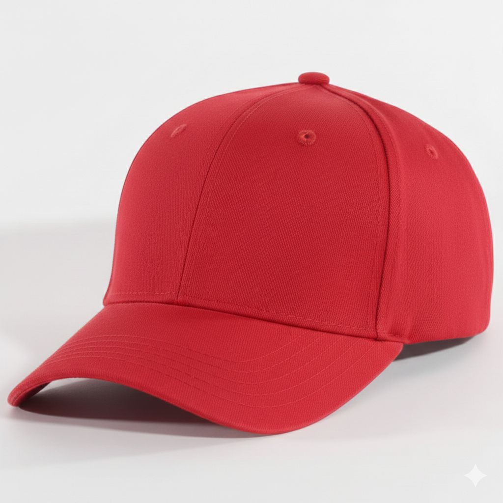 Casquette rouge uni