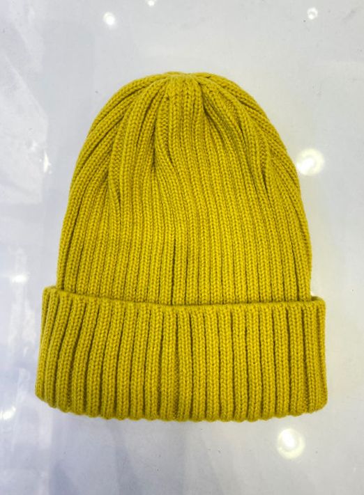 BONNET HIVER MOUTARDE