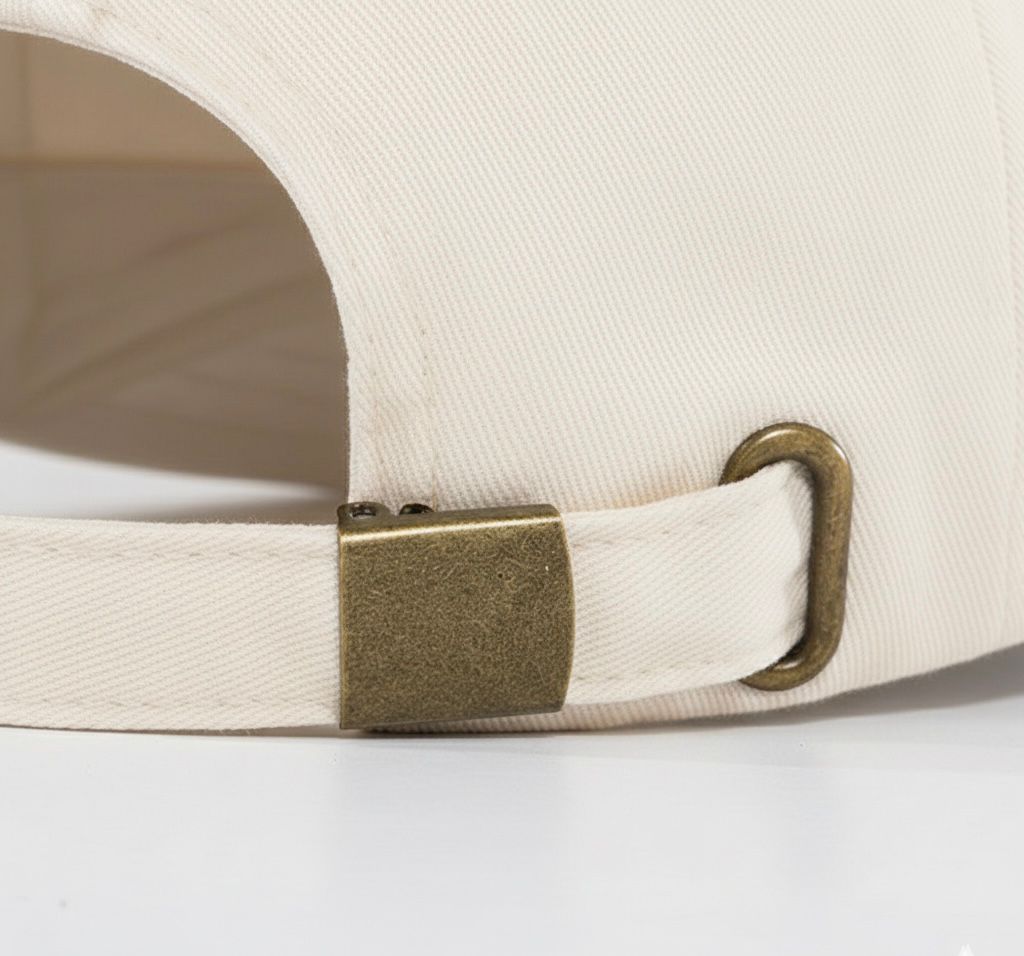 Casquette blanc casse uni
