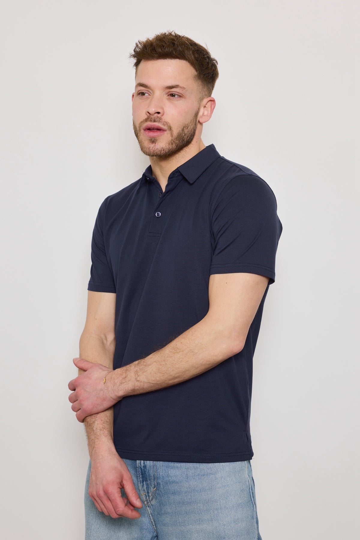 Polo MARINE Homme Basique Chic