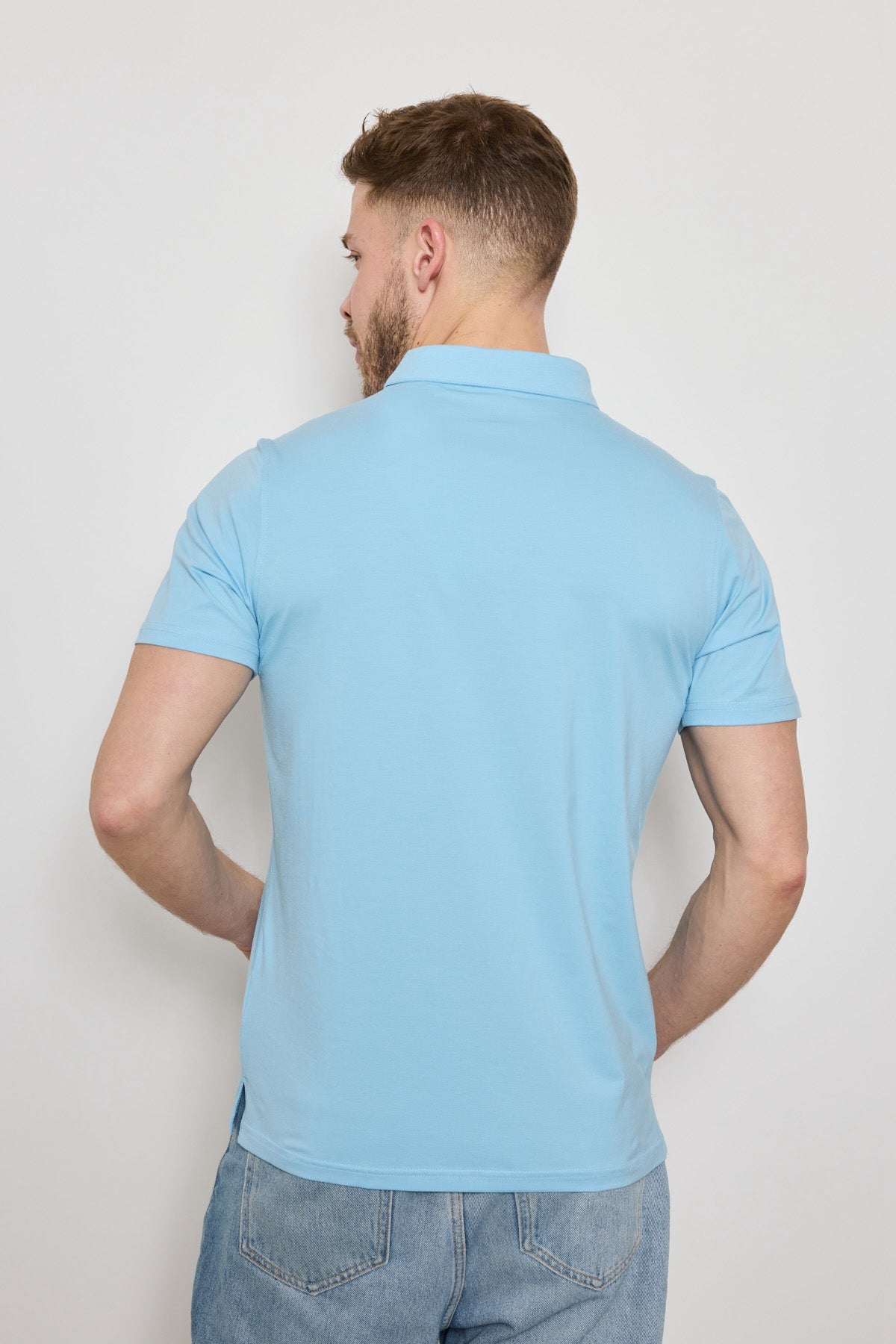 Polo BLEU Homme Basique Chic