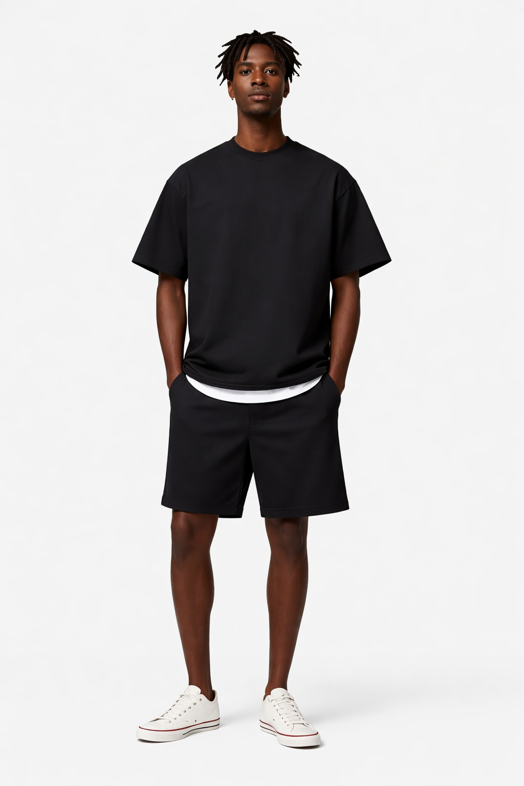 Ensemble Homme T-shirt et Short Noir