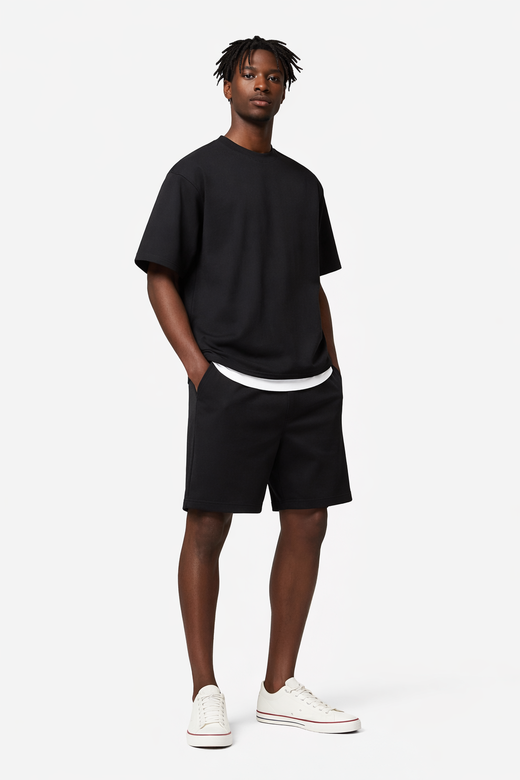 Ensemble Homme T-shirt et Short Noir