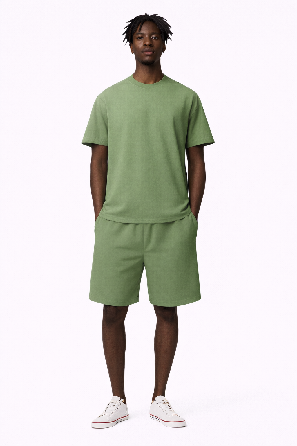 Ensemble Homme T-shirt et Short Vert