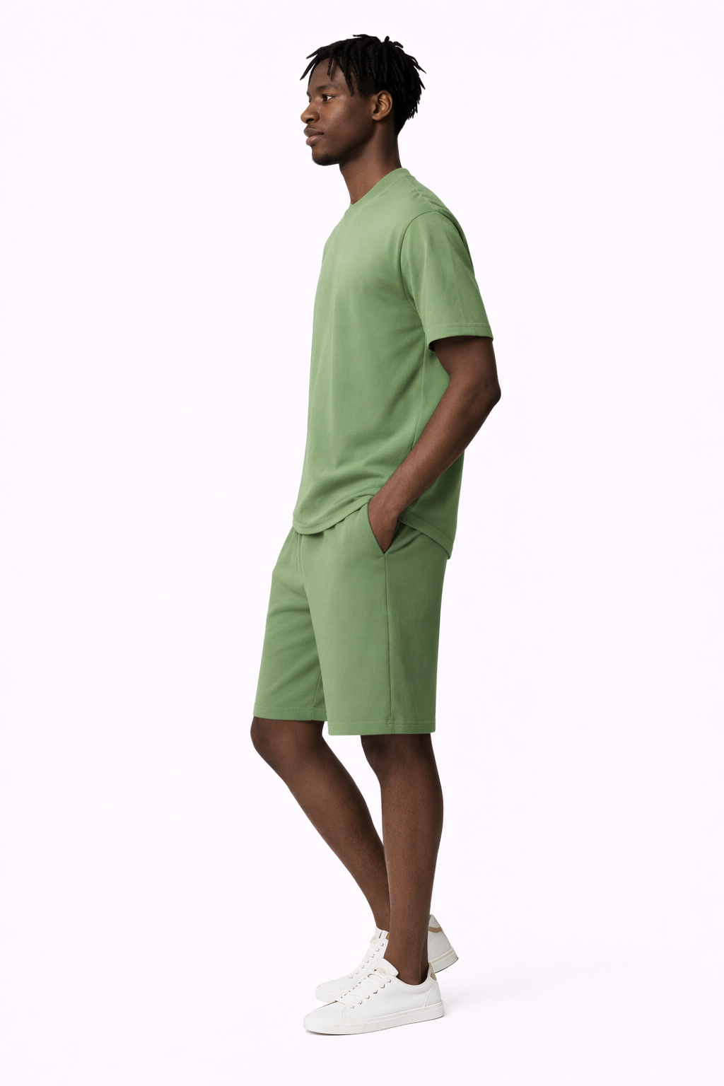 Ensemble Homme T-shirt et Short Vert