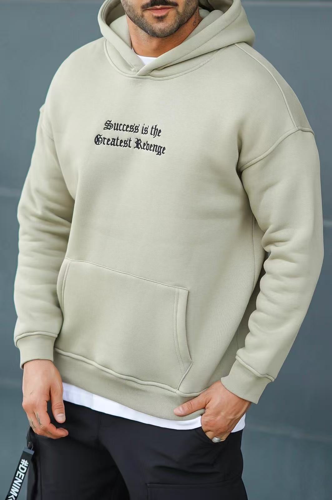 Sweat à capuche imprimé SUCESS