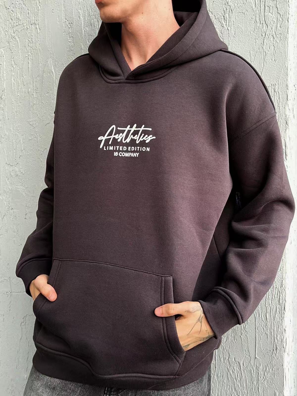 Sweat à capuche imprimé AESTHETICS