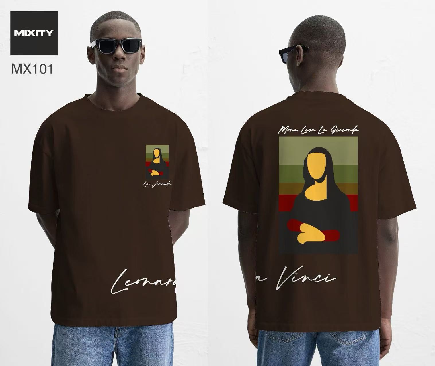 T-shirt MARRON