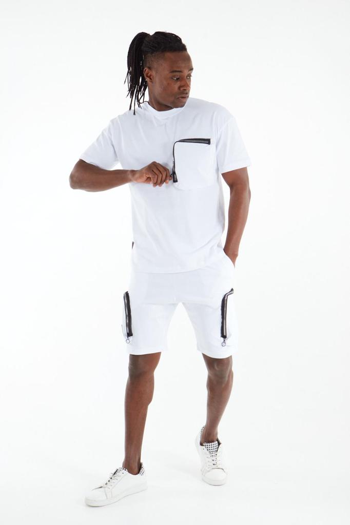 Ensemble blanc short t-shirt ilannfive