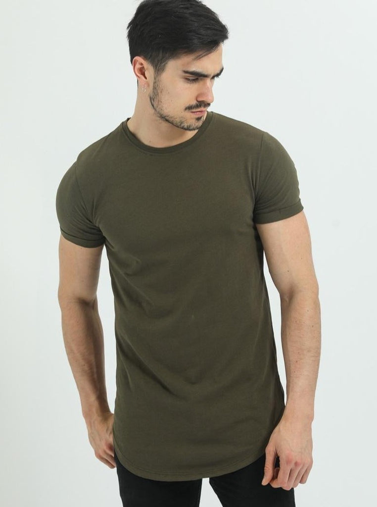 T-shirt oversize manche courte kaki homme ilannfive