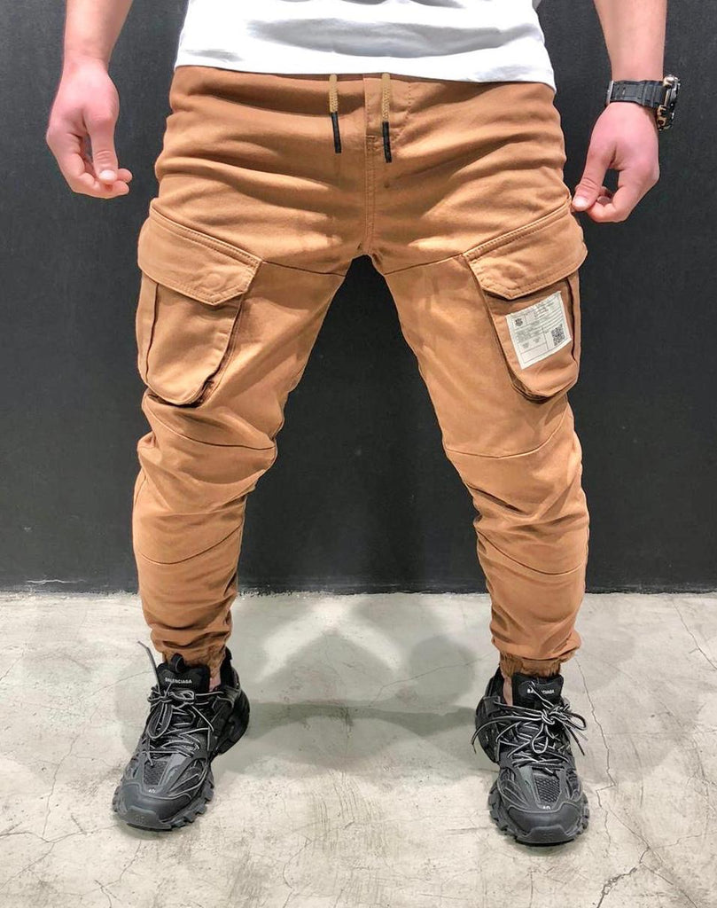 Jogger pant camel homme stylé