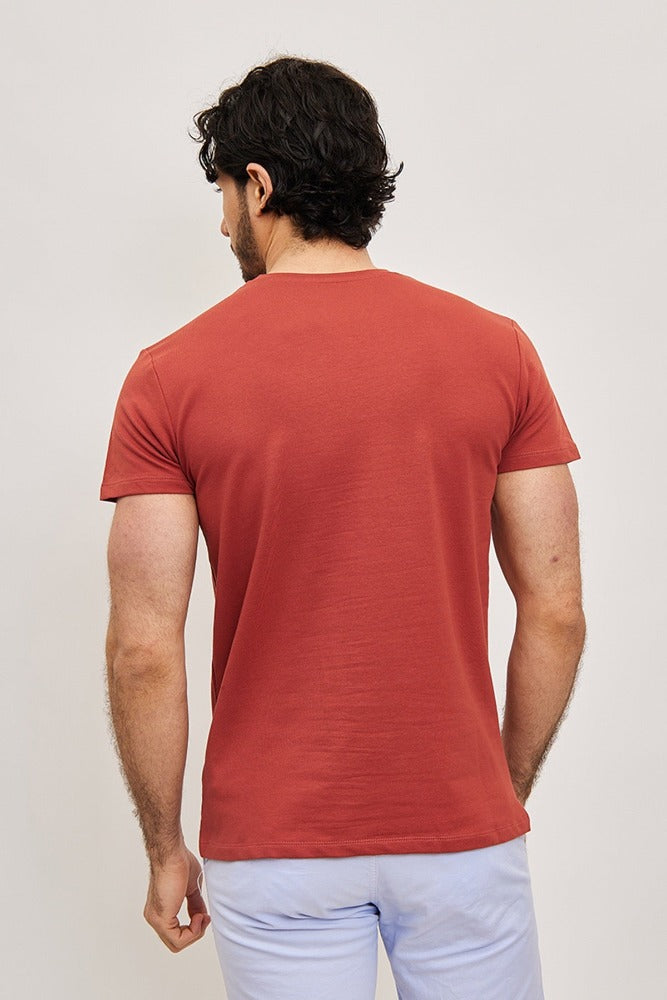 Tee shirt fashion rose homme