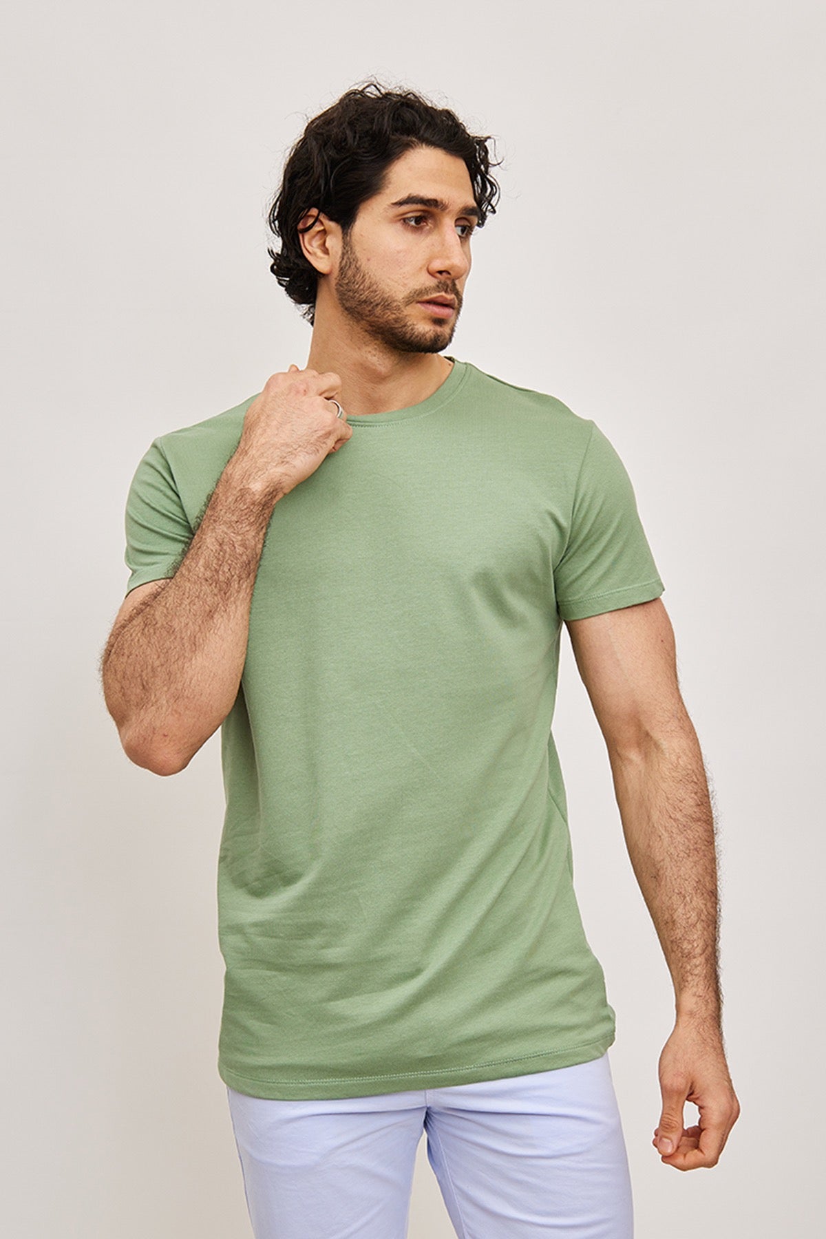 T-shirt manches courtes vert homme