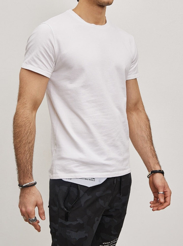 T-shirt blanc homme1