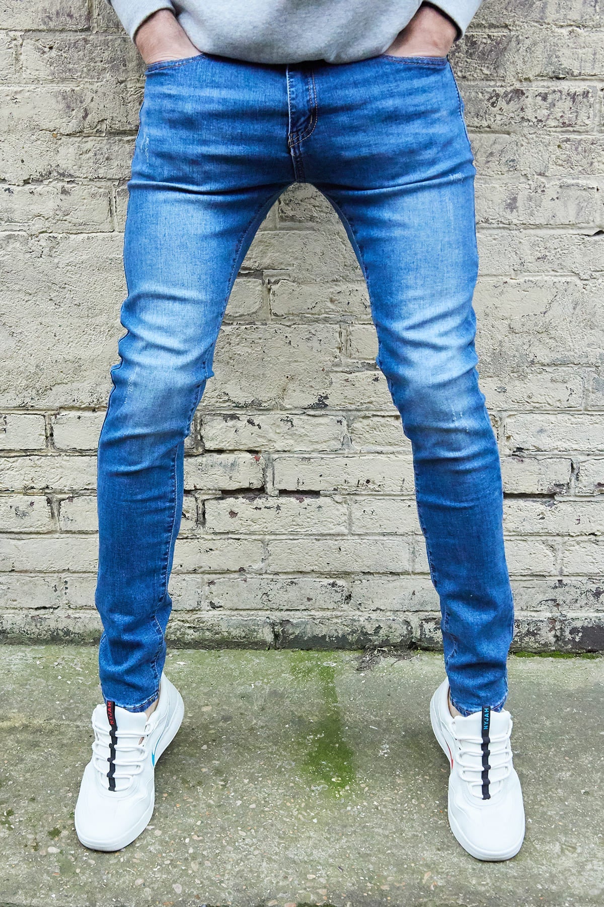 Jean bleu clair fashion homme