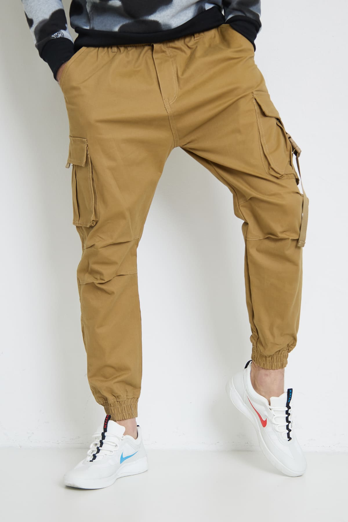 Cargo kaki fashion homme