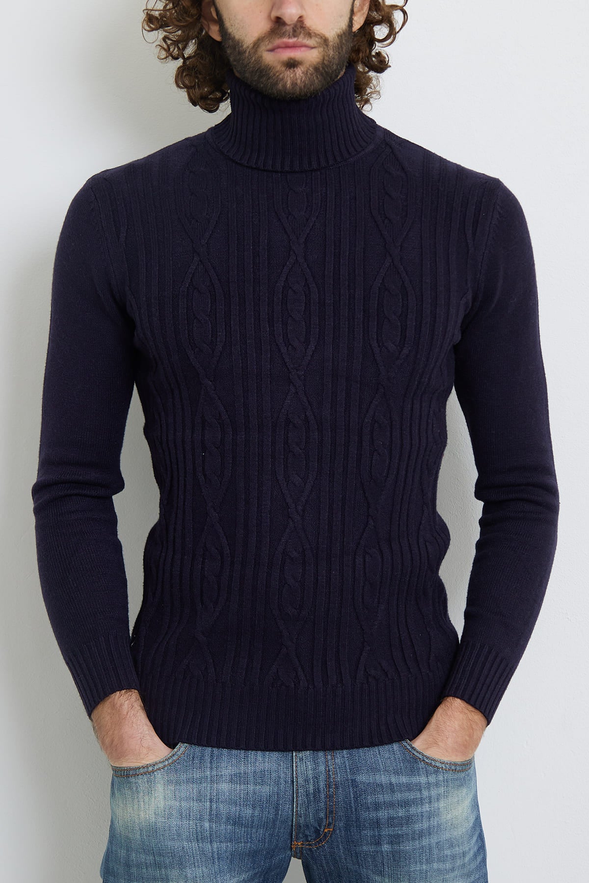 Pull bleu marine homme fashion